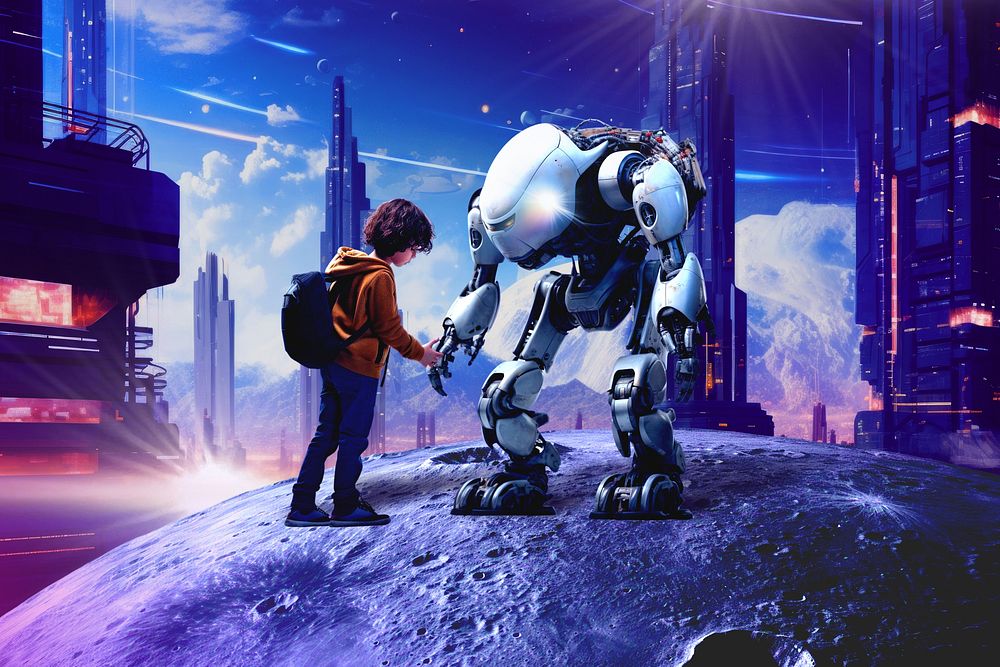 Robot & kid friendship fantasy remix