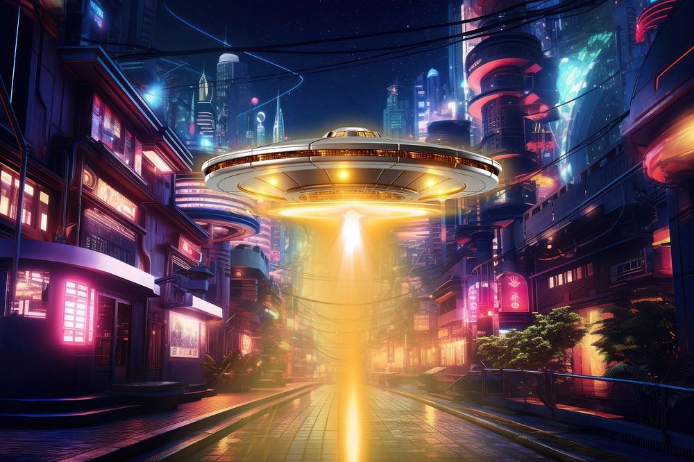 UFO abduction fantasy remix