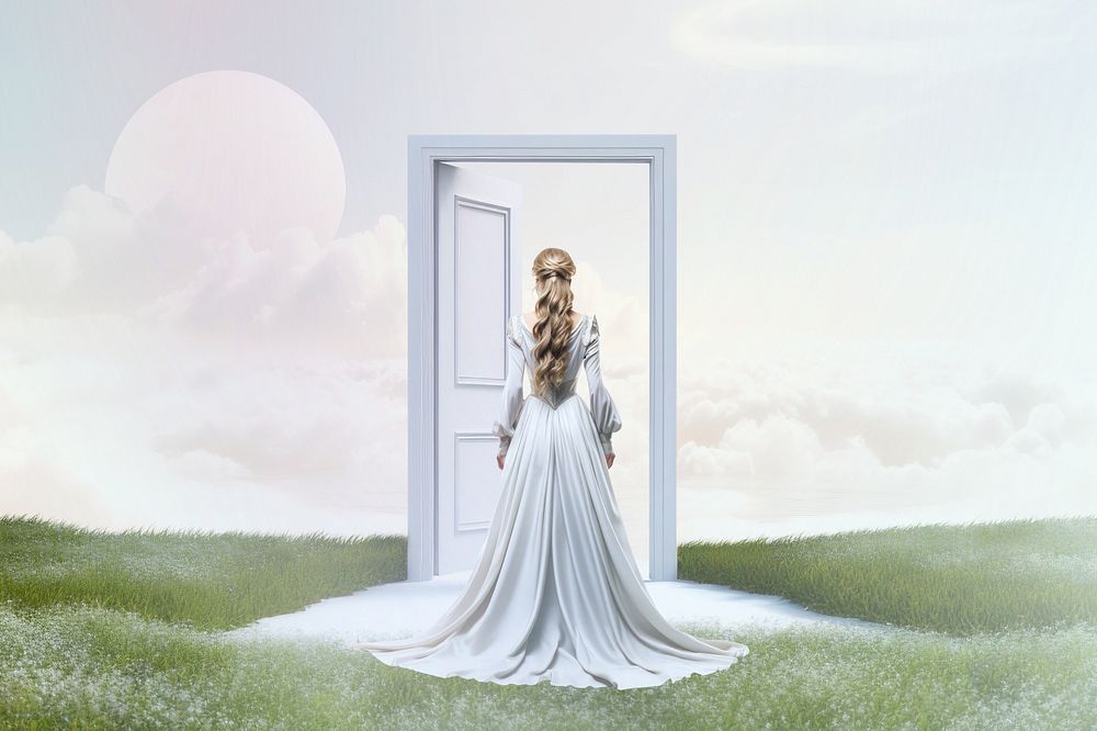 Princess walking through portal surreal remix
