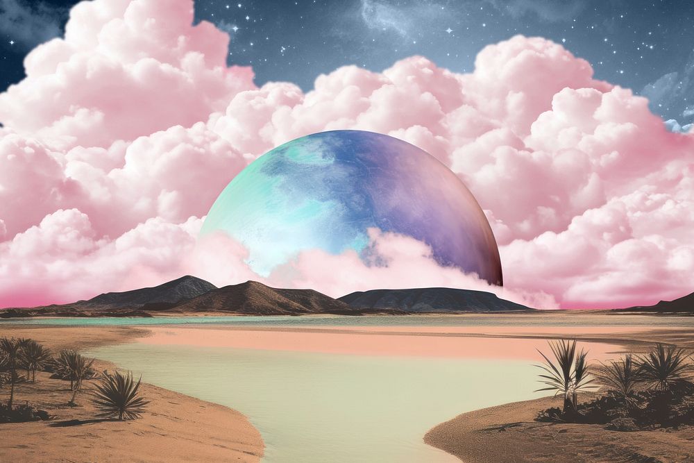Dreamcore sky scene surreal remix