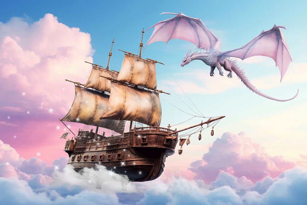 Flying ship fantasy remix