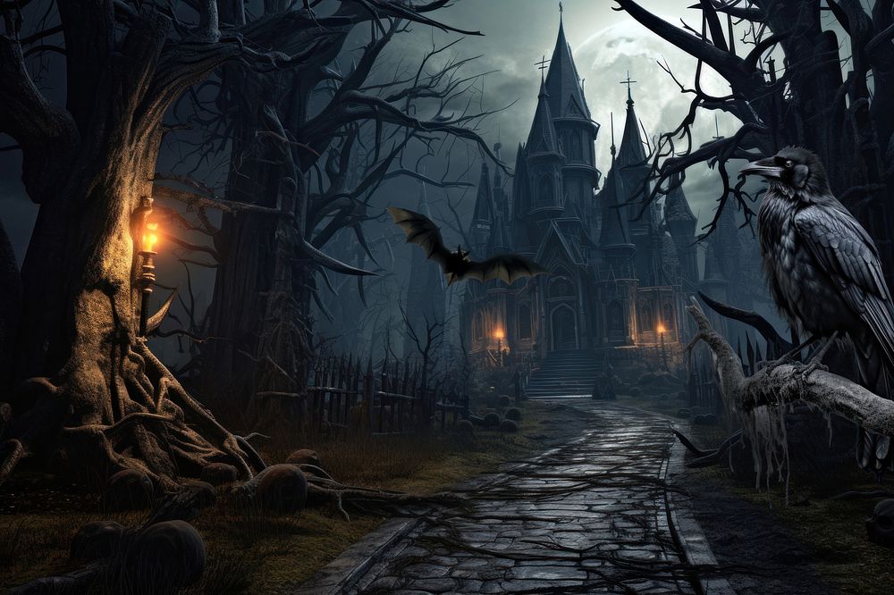 Spectating crow spooky halloween remix