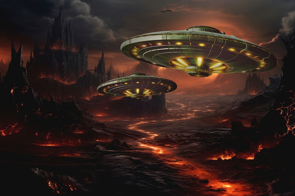 Alien UFO fantasy remix