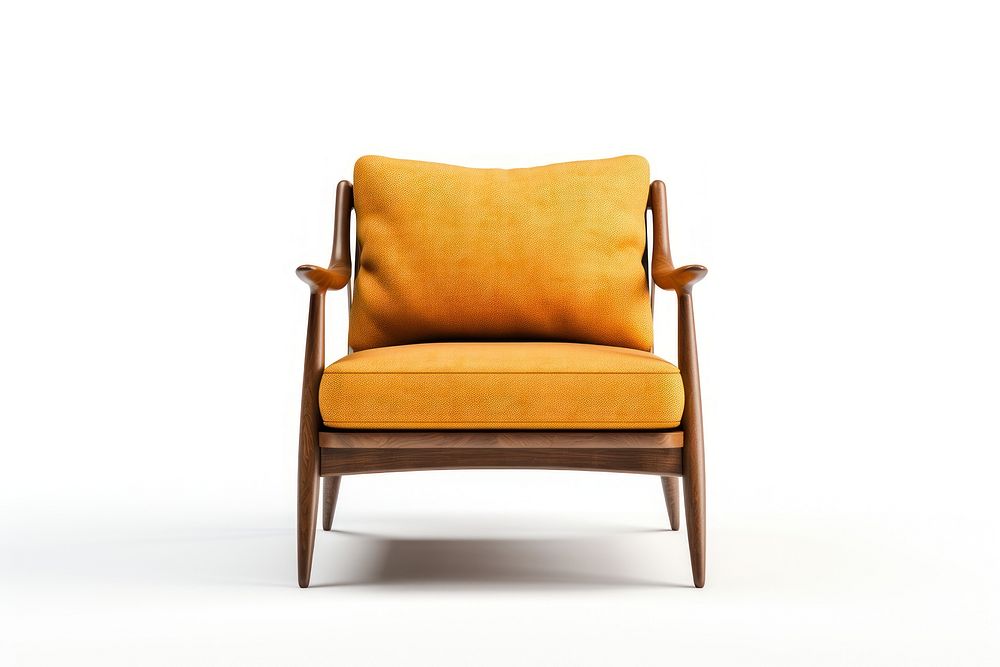 Mid-Century Modern chair furniture armchair. | Free Photo - rawpixel