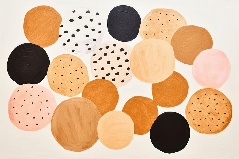 Cookies pattern wood art. AI generated Image by rawpixel.