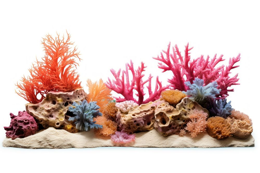 Coral reef aquarium nature fish. AI generated Image by rawpixel.