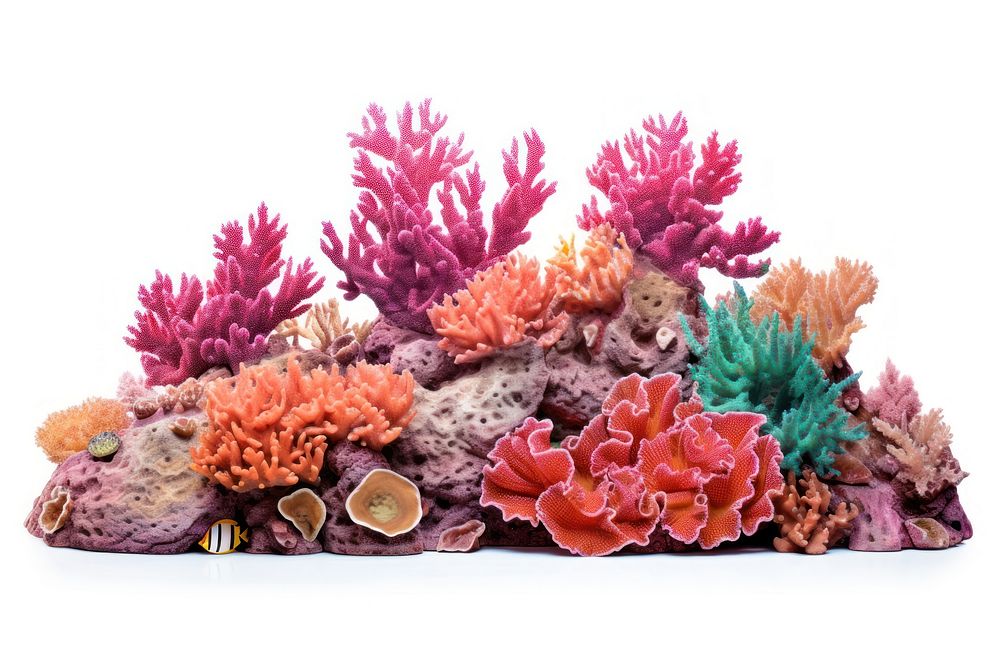 Coral reef nature food sea. AI generated Image by rawpixel.