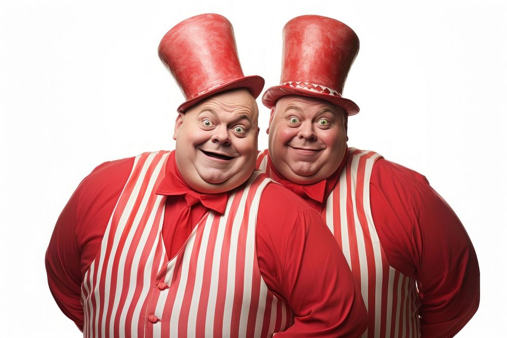 Tweedle dee twins portrait adult photo. AI generated Image by rawpixel.