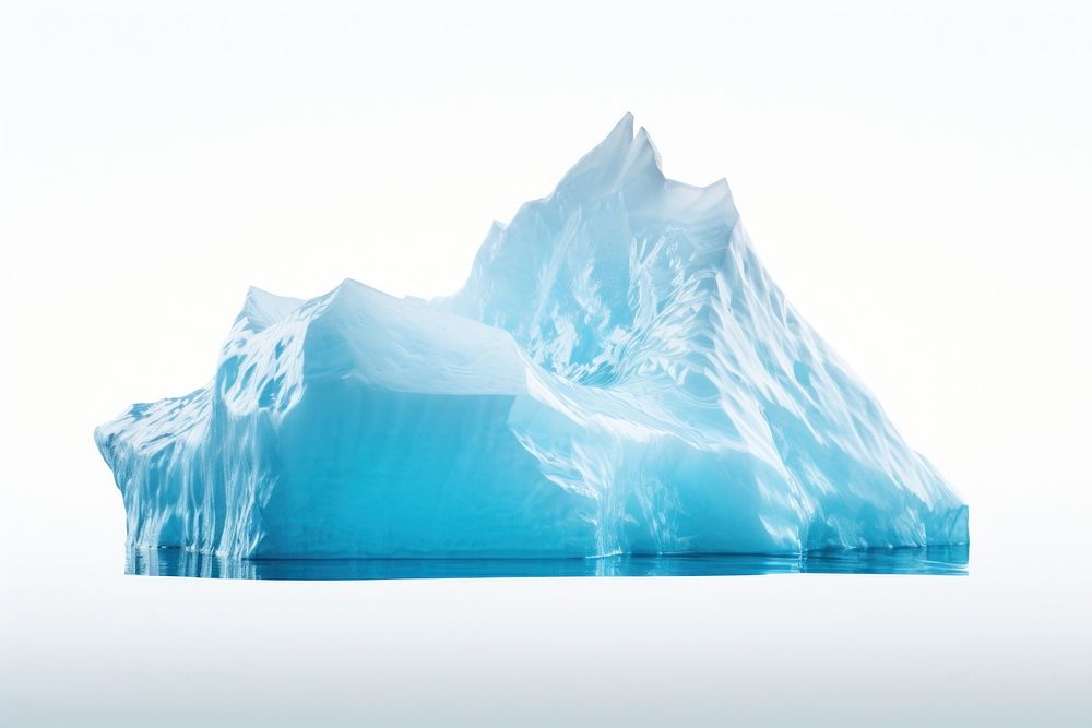 Iceberg nature white landscape. AI generated Image by rawpixel.