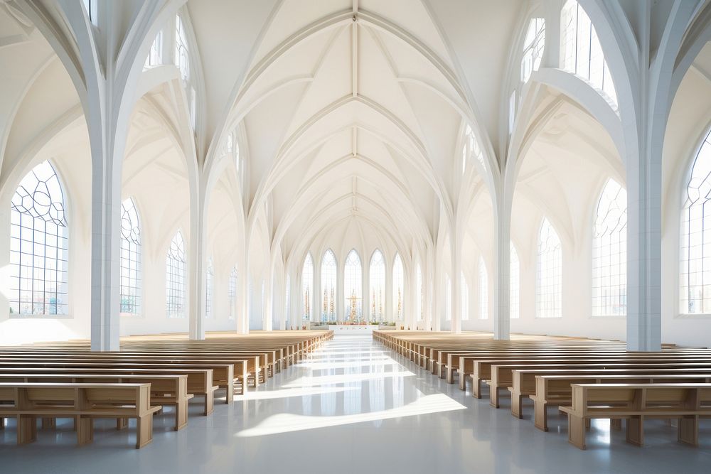 Beautiful church architecture building worship. AI generated Image by rawpixel.
