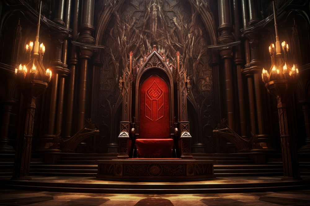 Architecture building worship throne. AI generated Image by rawpixel.