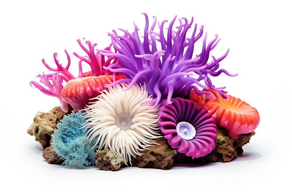 Sea anemone nature food reef. AI generated Image by rawpixel.