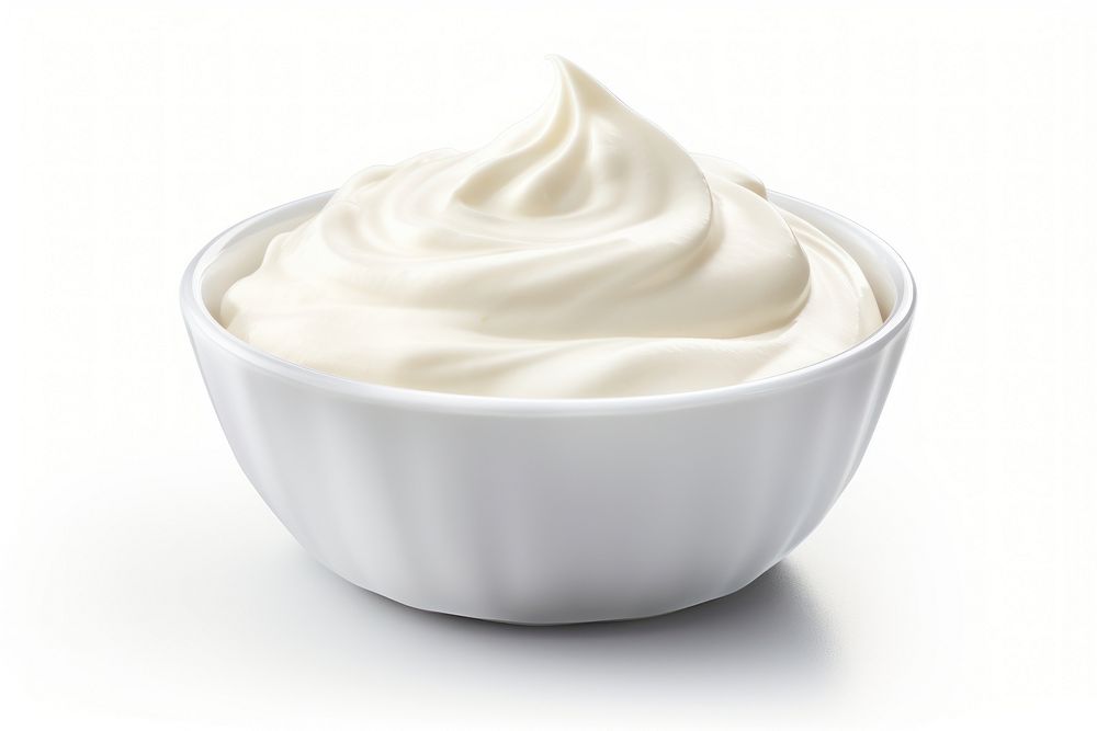 Cream dessert white food. AI generated Image by rawpixel.