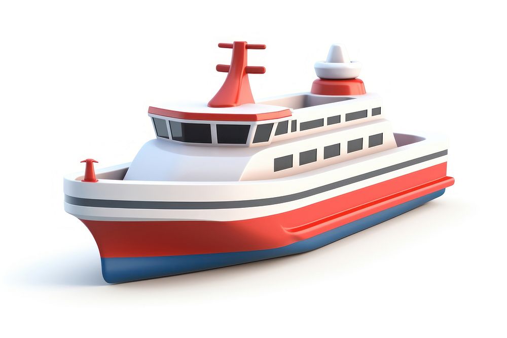 Ferry boat watercraft vehicle yacht. AI generated Image by rawpixel.