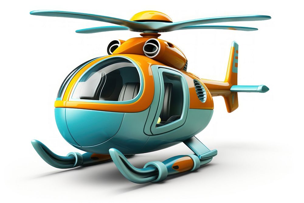Helicoper helicopter aircraft vehicle. AI generated Image by rawpixel.