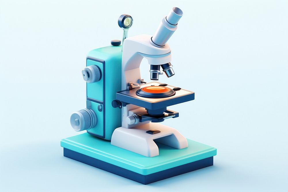 Science microscope representation electronics technology.