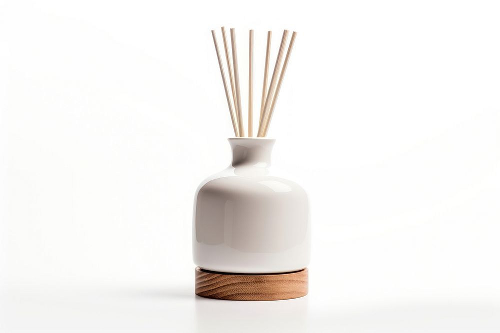 Diffuser porcelain vase. AI generated Image by rawpixel.