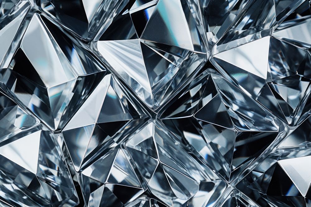 Diamond structure backgrounds jewelry crystal. AI generated Image by rawpixel.