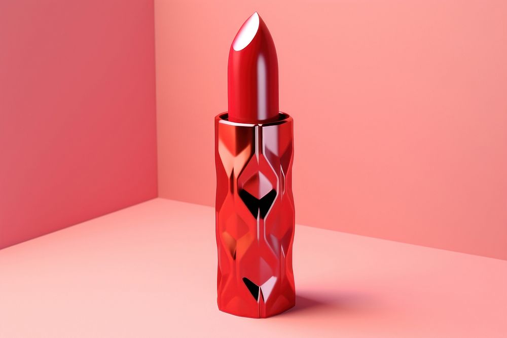 Lipstick cosmetics bottle rocket. 