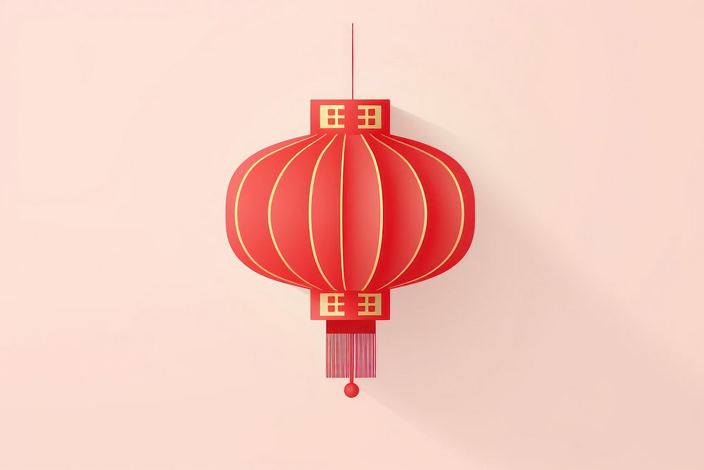 Chinese New Year lantern balloon chinese new year. AI generated Image by rawpixel.