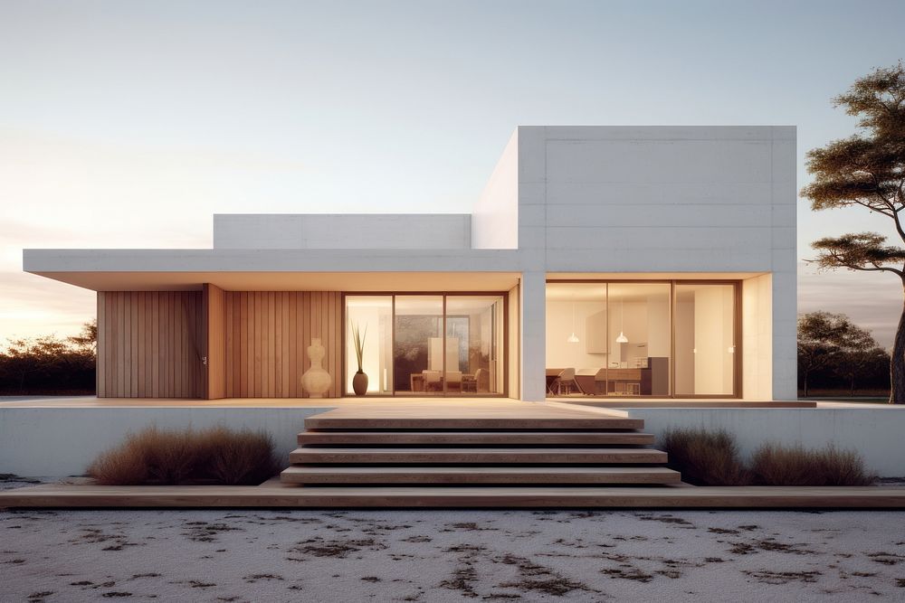 New home construction architecture building house. AI generated Image by rawpixel.