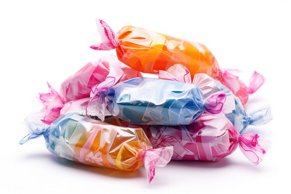 Chinese candy confectionery plastic food. AI generated Image by rawpixel.