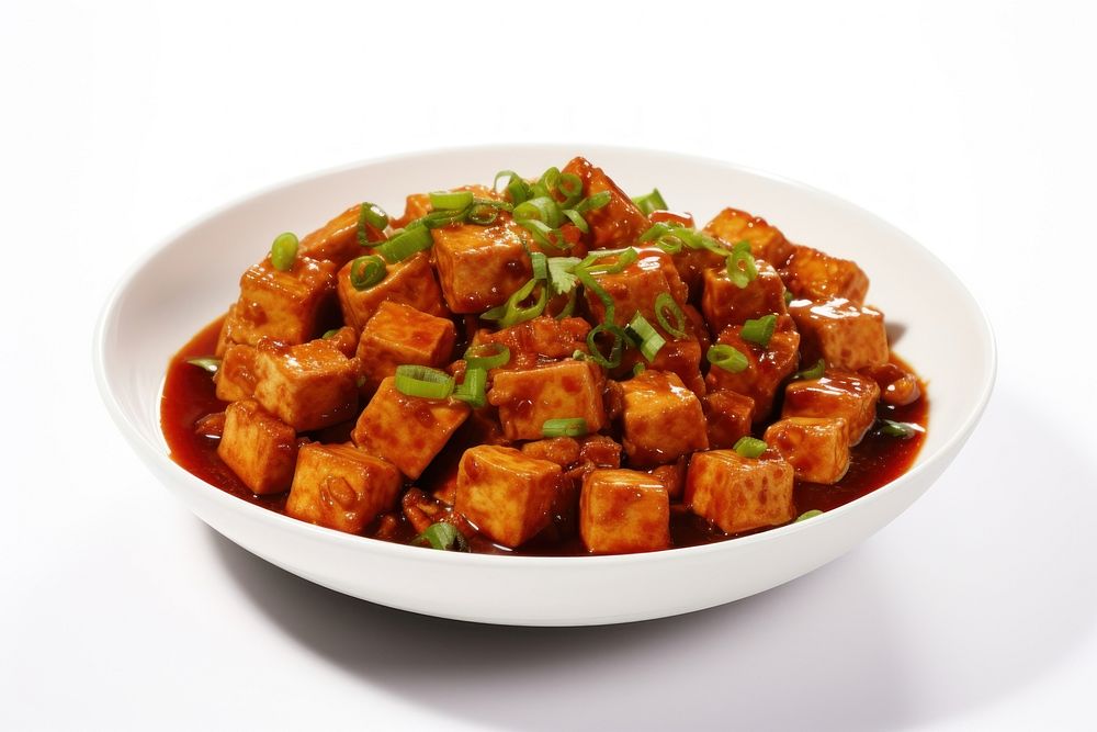 Chinese food curry meal meat. AI generated Image by rawpixel.