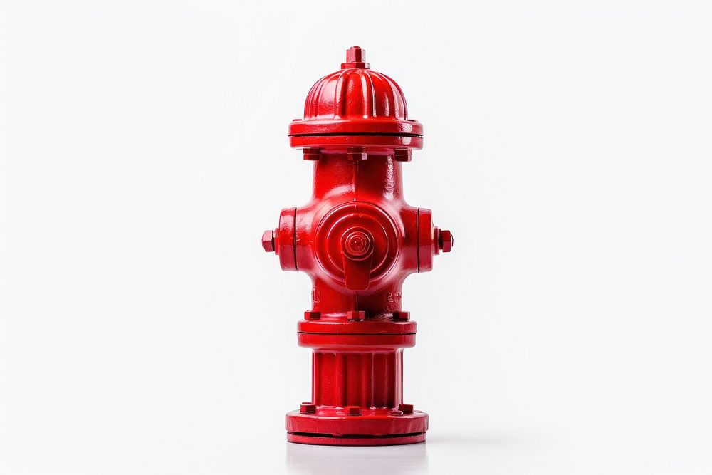 Fire hydrant white background fire hydrant protection. AI generated Image by rawpixel.