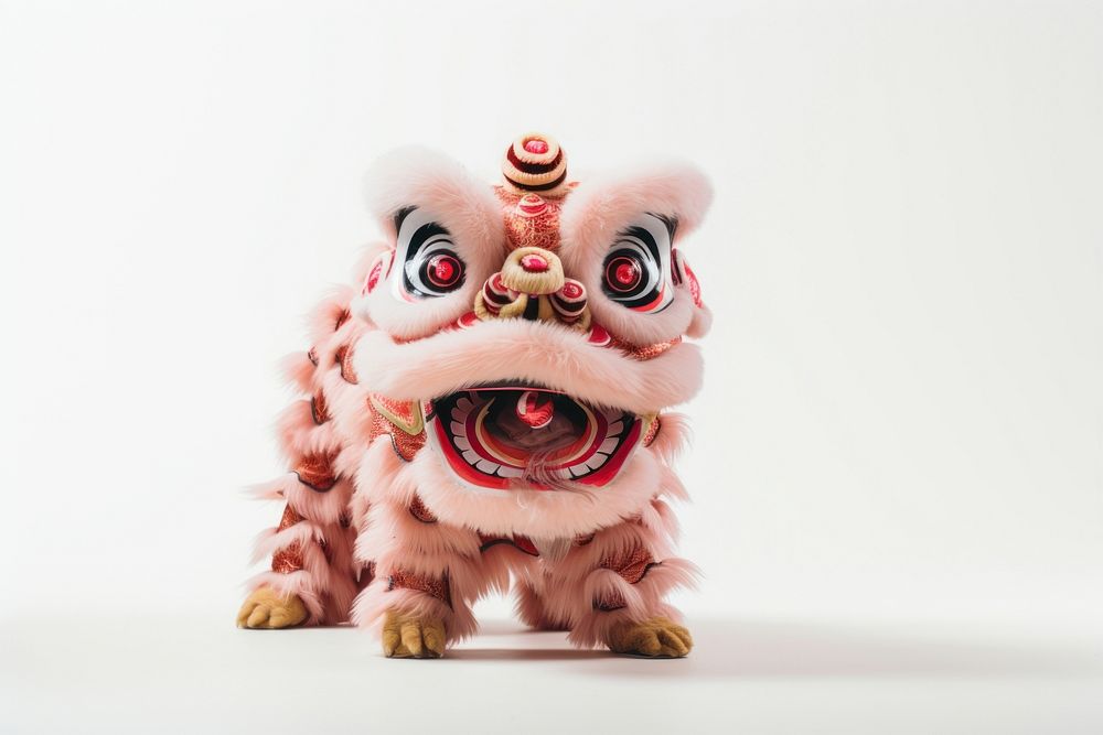 Chinese lion dance toy representation celebration. AI generated Image by rawpixel.