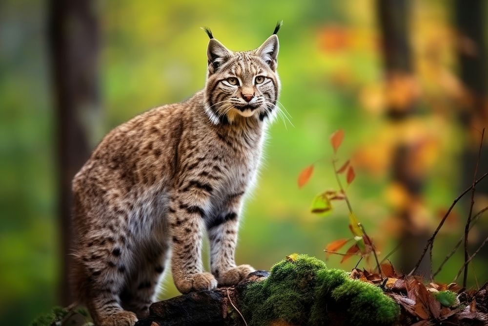 Bobcat wildlife animal mammal. 