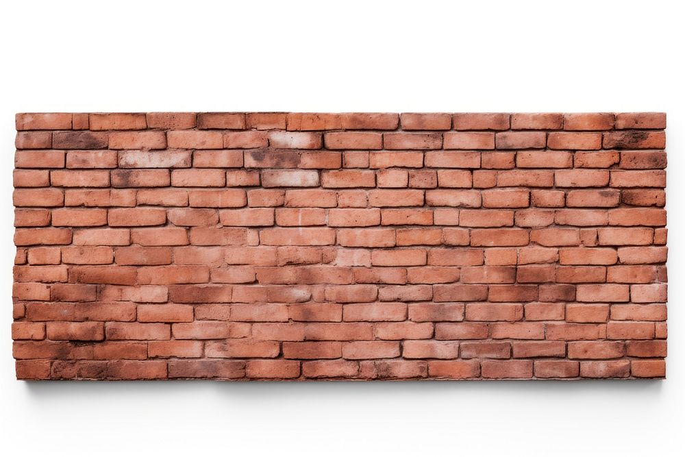 Brick wall architecture backgrounds white background.