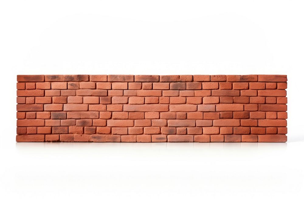 Brick wall architecture white background bricklayer. AI generated Image by rawpixel.