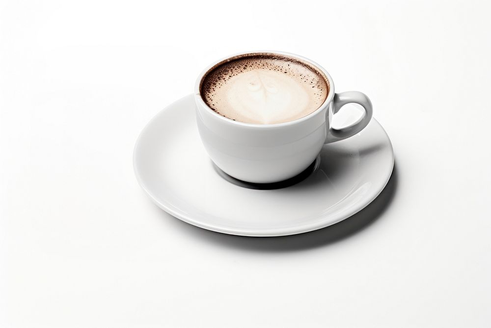 Cafe coffee saucer drink. AI generated Image by rawpixel.