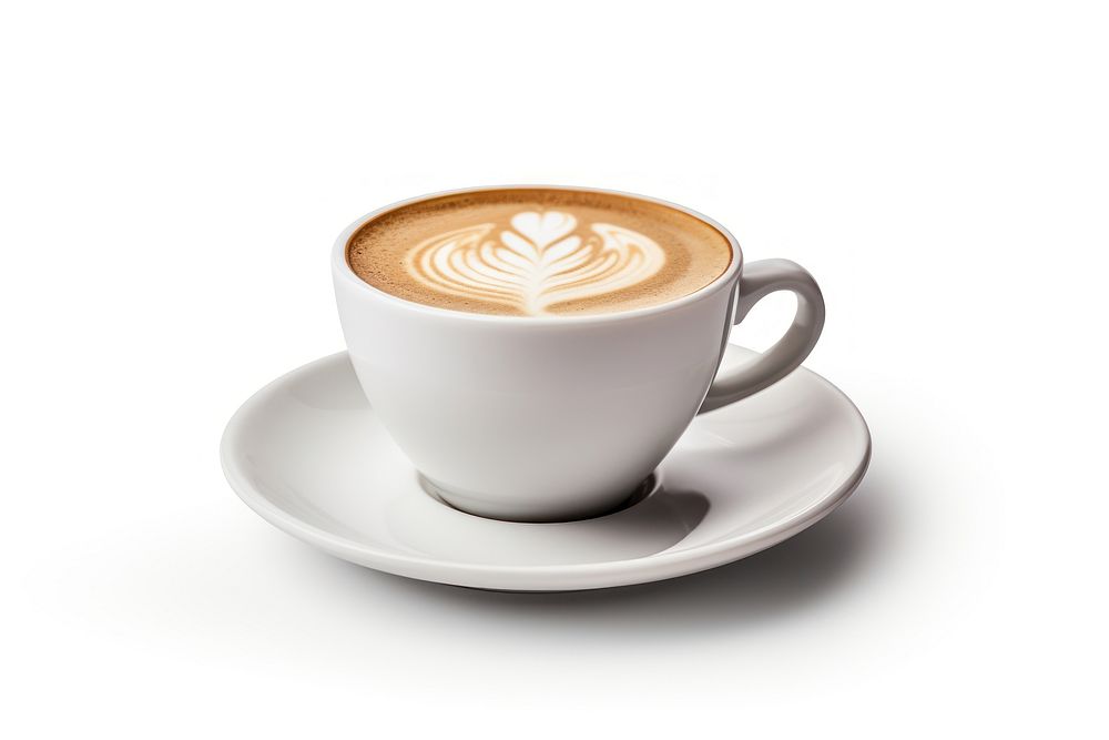Cafe coffee saucer latte. AI generated Image by rawpixel.