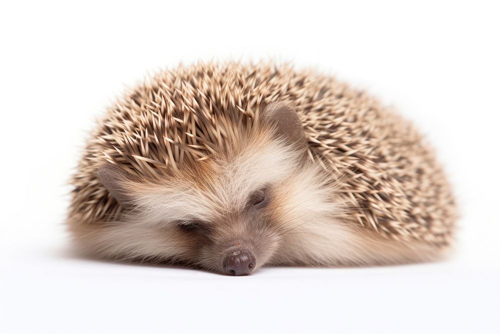 Hedgehog sleep porcupine animal mammal. 