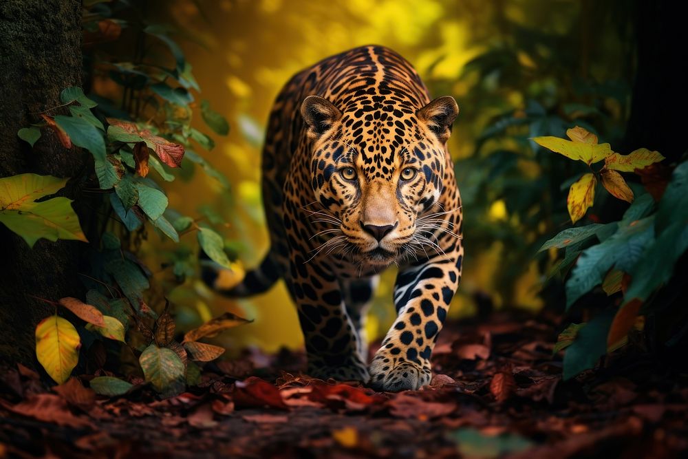 Wildlife outdoors leopard animal. 