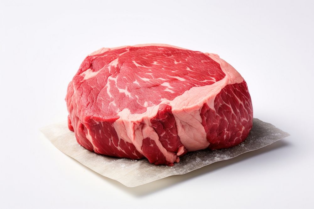 Raw meat beef food pork. AI generated Image by rawpixel.