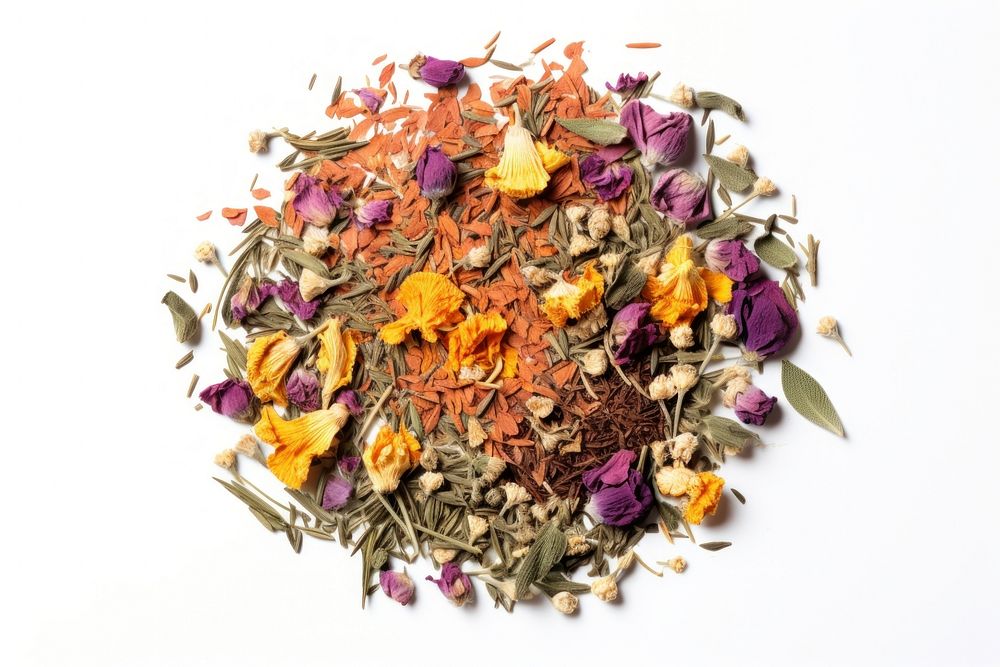Herbal tea herbs flower herbal. AI generated Image by rawpixel.