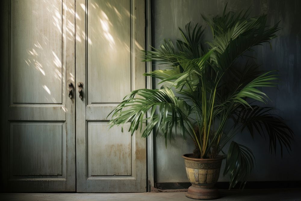 Plant door nature light. AI generated Image by rawpixel.