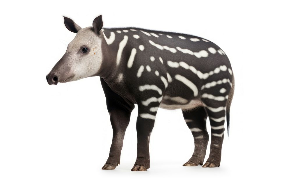 Tapir wildlife animal mammal. AI generated Image by rawpixel.