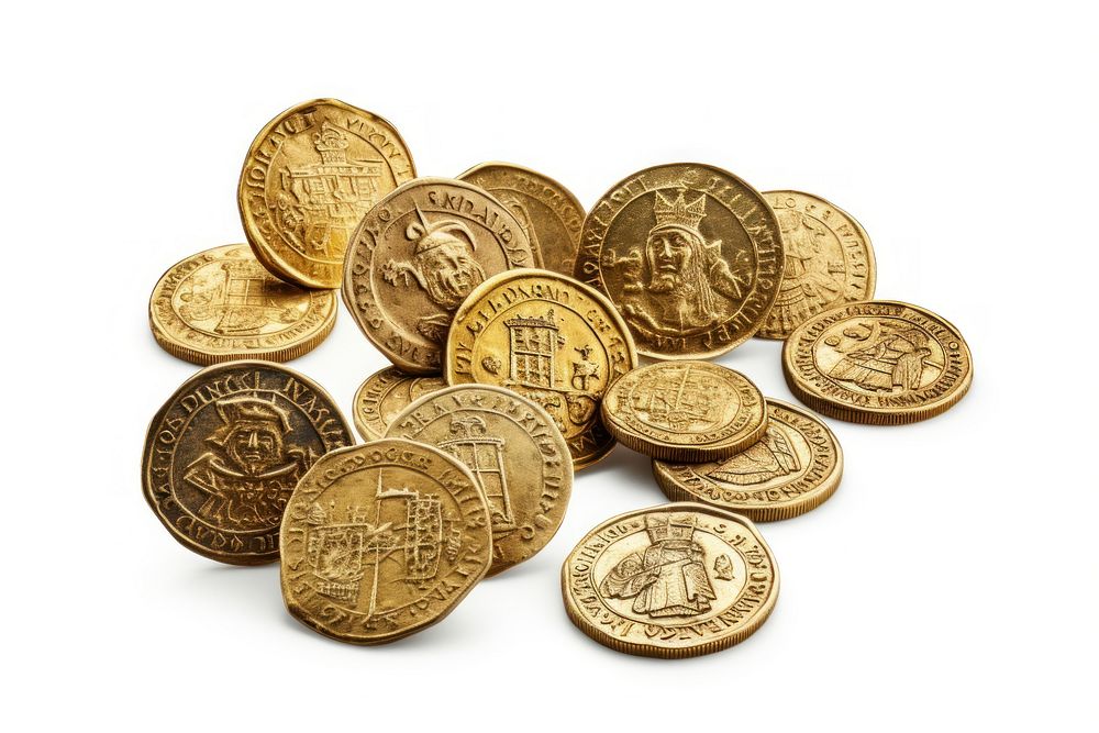 Coin gold bronze money. AI generated Image by rawpixel.