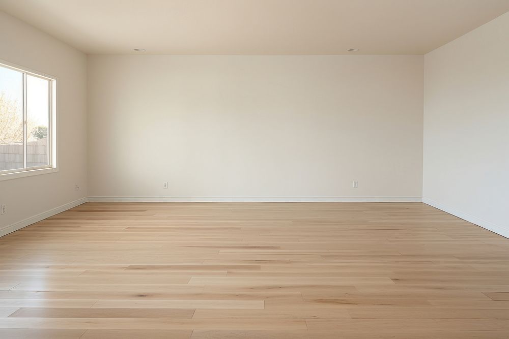 Empty living room furniture flooring hardwood. AI generated Image by rawpixel.