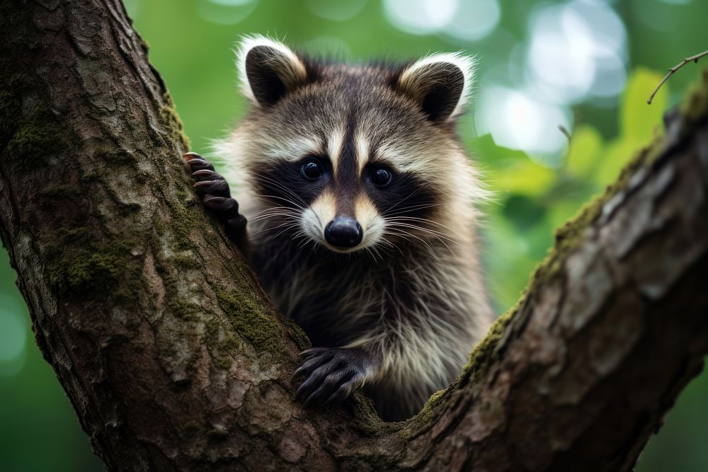 Raccoon wildlife animal mammal. AI | Free Photo - rawpixel