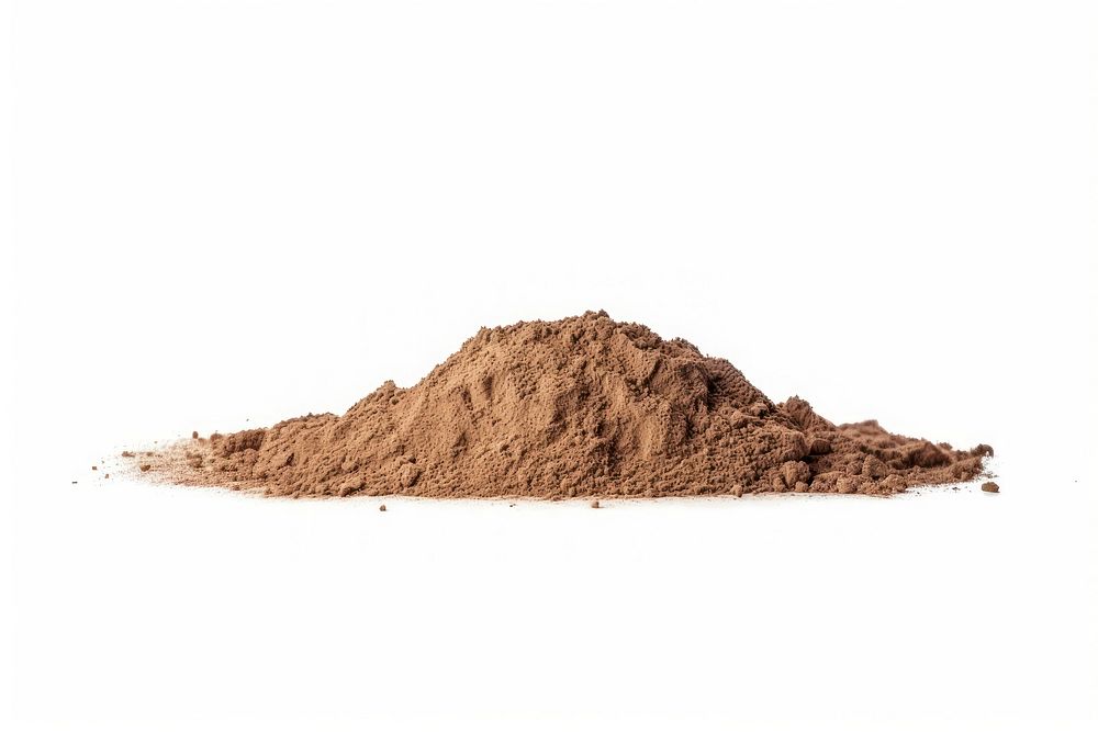 Powder soil sand white background. AI generated Image by rawpixel.