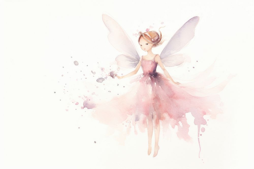 Fairy fashion dancing dress. AI generated Image by rawpixel.