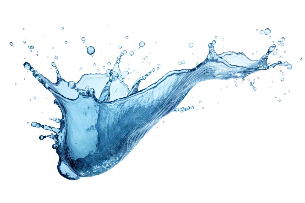 Water splash white background refreshment splattered. AI generated Image by rawpixel.