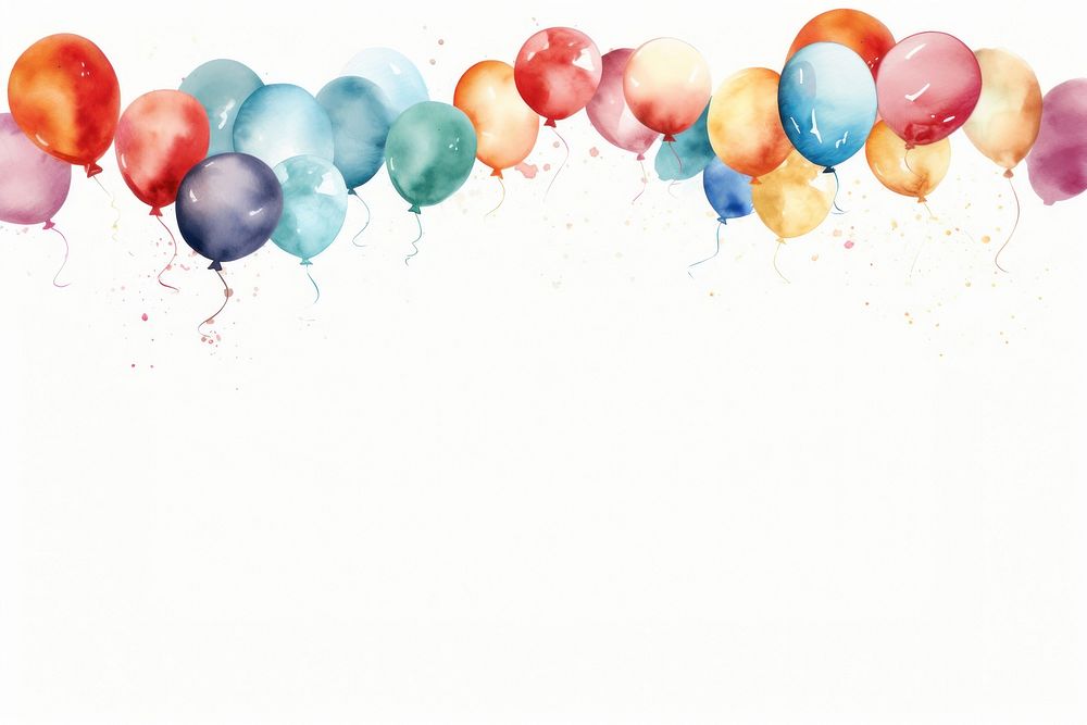 Party balloons backgrounds celebration anniversary. AI generated Image by rawpixel.