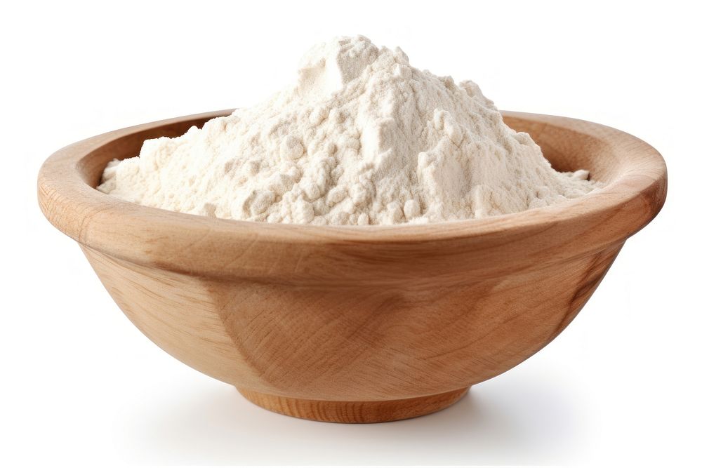 Bowl powder white flour. AI generated Image by rawpixel.