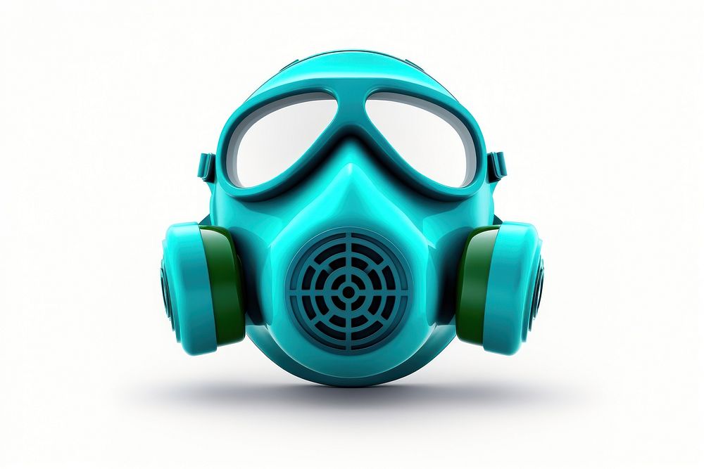 Pollution mask icon white background electronics protection. AI generated Image by rawpixel.