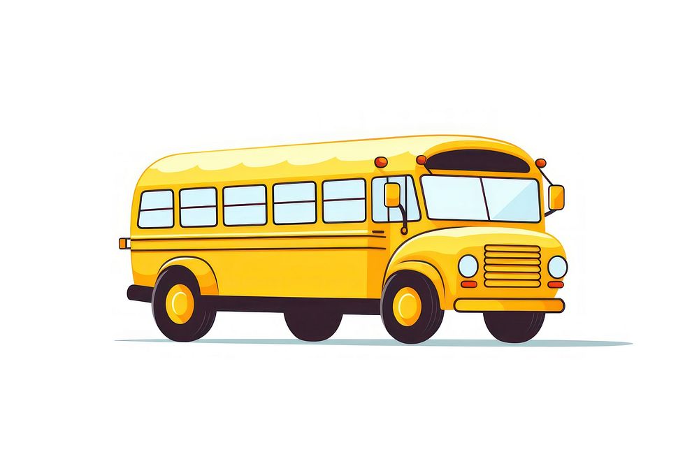 School bus vehicle wheel white background. AI generated Image by rawpixel.
